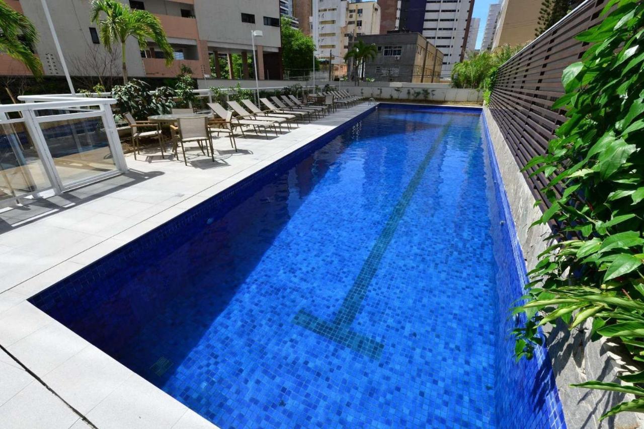 福塔雷萨Flat No Mais Novo Edificio Conceito Com Linda Vista Mar !!!公寓 外观 照片